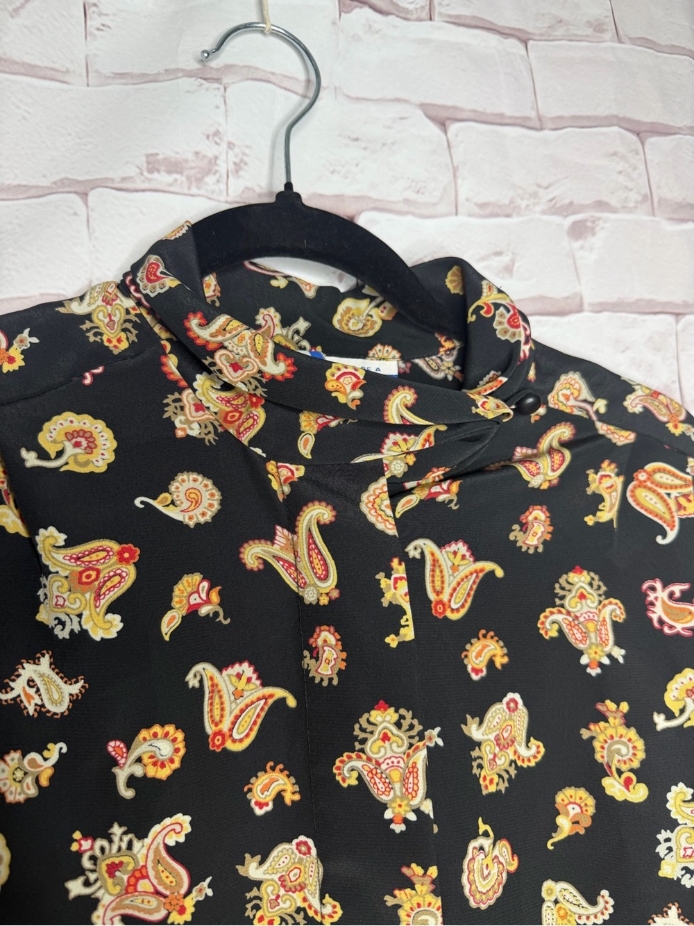 Pendleton Vintage Paisley Blouse – Women’s Size 10 Tall - Picture 6 of 10